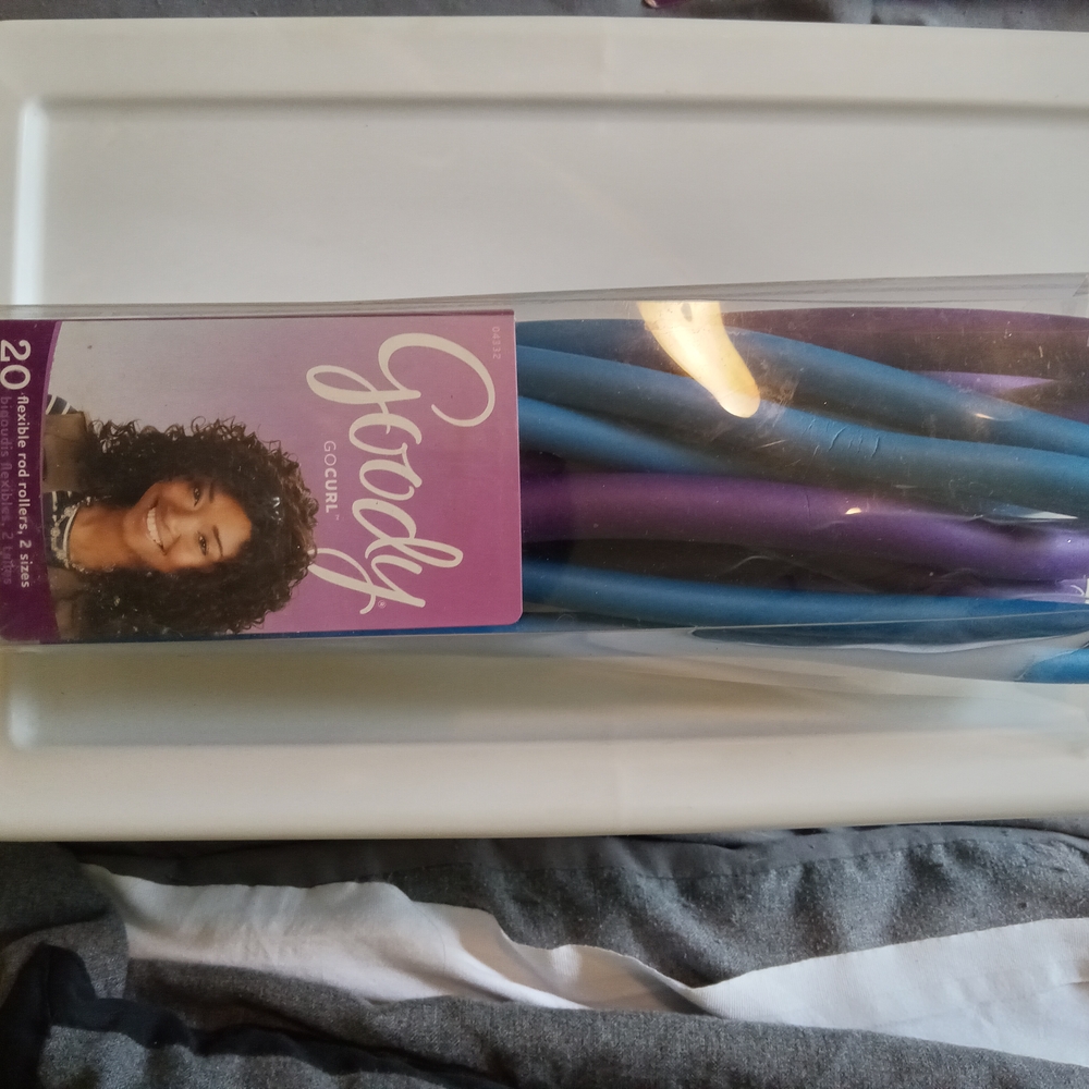 Flexible Hair Rollers - Blue and Purple